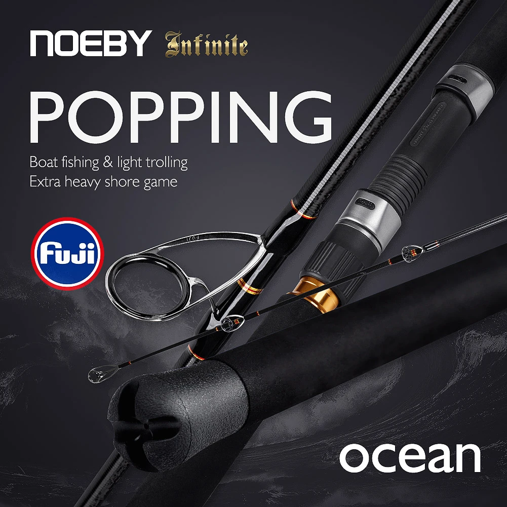 Noeby Inifinite Ocean Fishing Rod 2 6m 2 7m Mh H Fuji K Guides Popping Fishing Rods For Tuna Inshore Jigging Boat Fishing Rod Fishing Rods Aliexpress