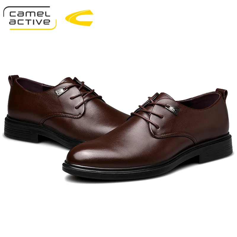Camel Active/Новинка; Мужские модельные туфли в деловом стиле; Повседневная офисная обувь из натуральной кожи; удобные легкие мужские туфли из мягкой кожи