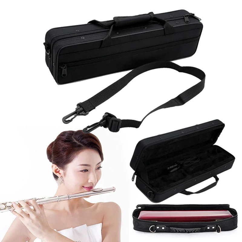Protec Flute Bag Protec Flute Case Oxford Multi Pocket Beginner Performer Protec Flute Cover Musical Instruments