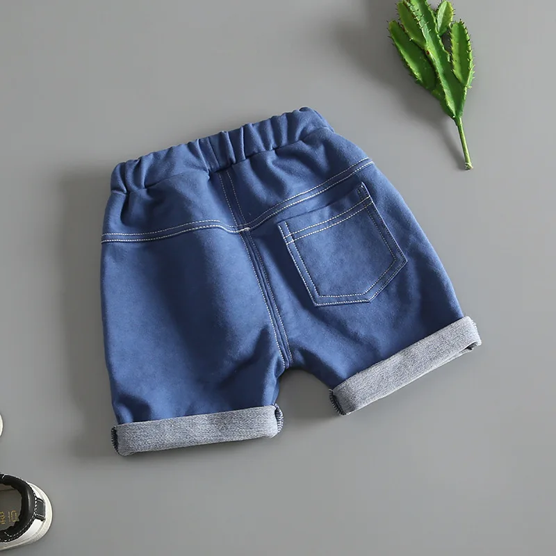 Summer Childrenswear Korean-style a Generation of Fat BOY'S Casual Jeans Shorts Baby Pants CHILDREN'S Short-sleeved Clothes