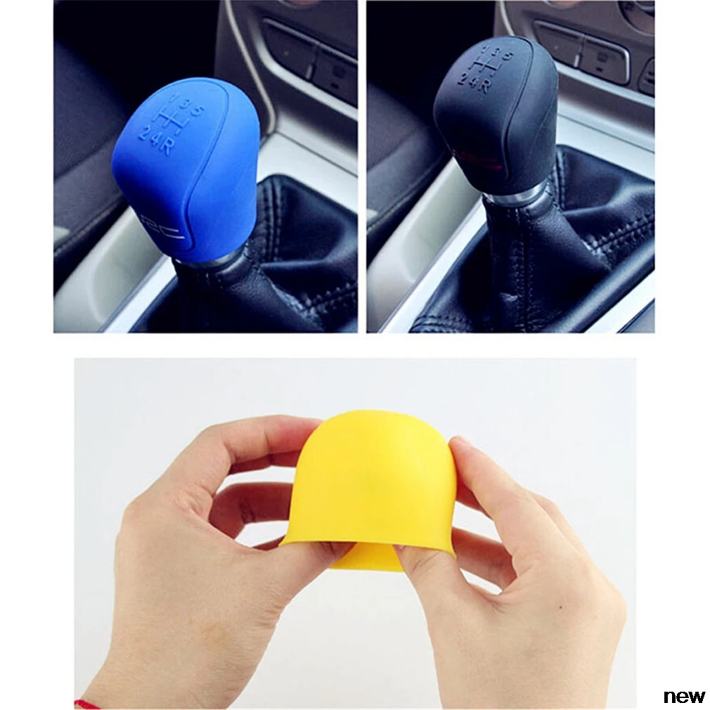 

Car suv rubber Gear Shift Knob shifter Cover for Toyota FJ Cruiser RAV4 CROWN REIZ PRIUS COROLLA VIOS LAND CRUISER PRADO