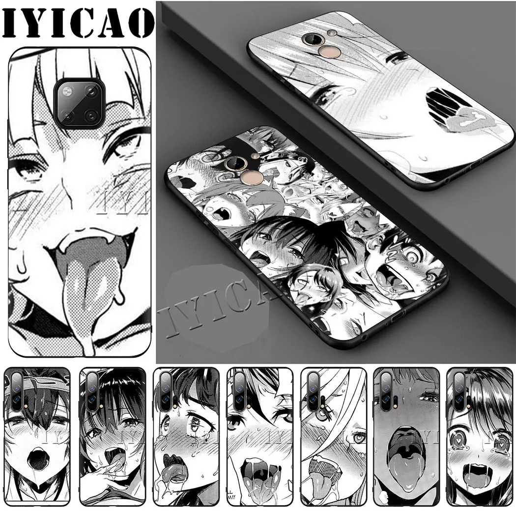 IYICAO Anime girl cartoon japan Coque Soft Phone Case for Huawei Y5 Y6 2017 Y7 Prime 2018 Y9 2019 Mate 10 20 Pro Lite Cover |