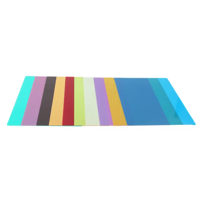 0.3 Mm Thickness 10 Colors PVC Transparent Sheet ABS Colorful Sheet In Size 29.8*21.1 Inch With High Quality Model Building Kits 3