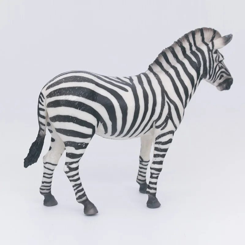 CollectA COMMON ZEBRA & FOAL solid plastic toy wild zoo African animal NEW 