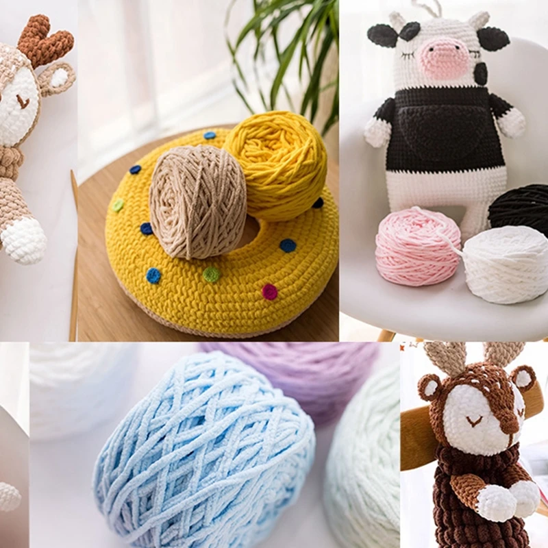 160 г/шт. супертолстая пряжа бархатное одеяло Исландская пышная для вязания