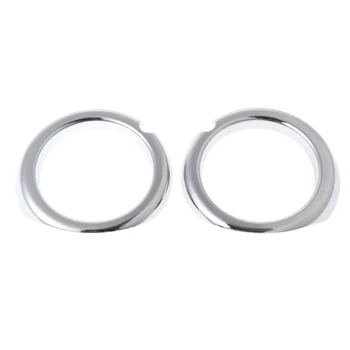 

2 Pcs Chrome Car Front Fog Light Lamp Cover Trim For Mitsubishi Outlander 2016 2017