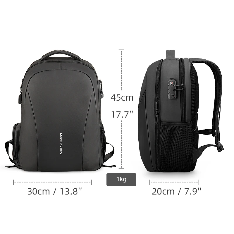 Mark Ryden 15.6inch Laptop Backpack NO Key TSA Anti Theft Men Backpack Travel Teenage Backpack Bag Male Bagpack mochila