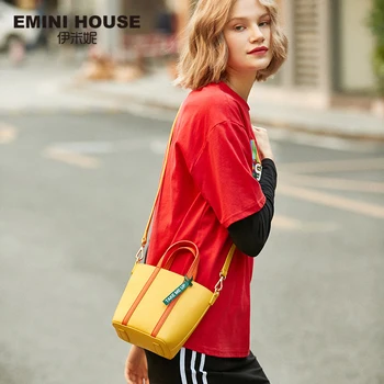 

EMINI HOUSE Microfiber Synthetic Leather Mini Tote Bag Luxury Handbags Women Bags Designer Crossbody Bags For Women Shoulder Bag