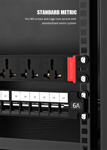 Kit Dadi A Gabbia M6 X 16mm Per Rack Server | Confezione Da 50 Pezzi - Foto 11