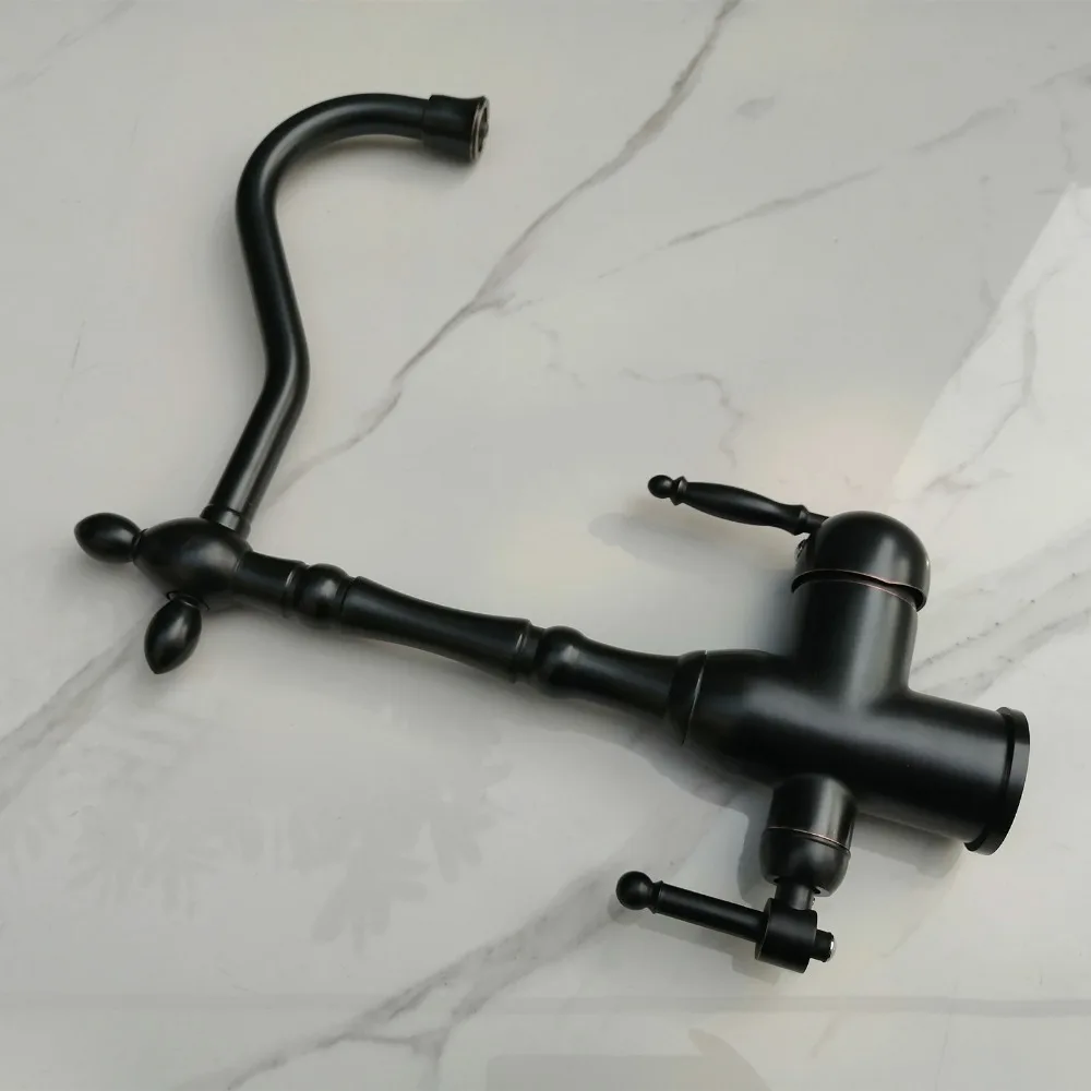 ROLYA OIL RUBBED BRONZE 3 WAY KITCHEN FAUCET (4)