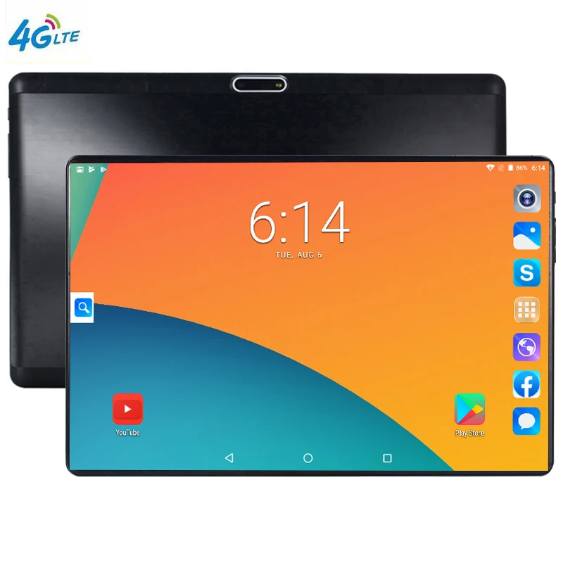 

Tablettle Android 10.1 Kids tablet screen mutlti touch Android 9.0 Octa Core Ram 6GB ROM 64GB Camera 5MP Wifi 10 inch tablet pc