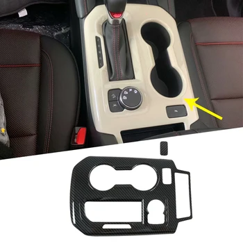 

For Chevrolet Blazer 2019 2020 Car Central Console Decoration Cover Stickers Gear Shift Panel Frame Car Trim Accessories 2PCS