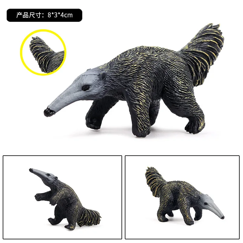 Модель животного Anteater экшн фигурка имитация диких животных фигурки из ПВХ