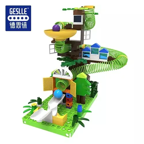 

Desi Lai Rainbow Roll Paradise Building Blocks Children Grounder Camera Track Building Blocks Hot Selling Toy