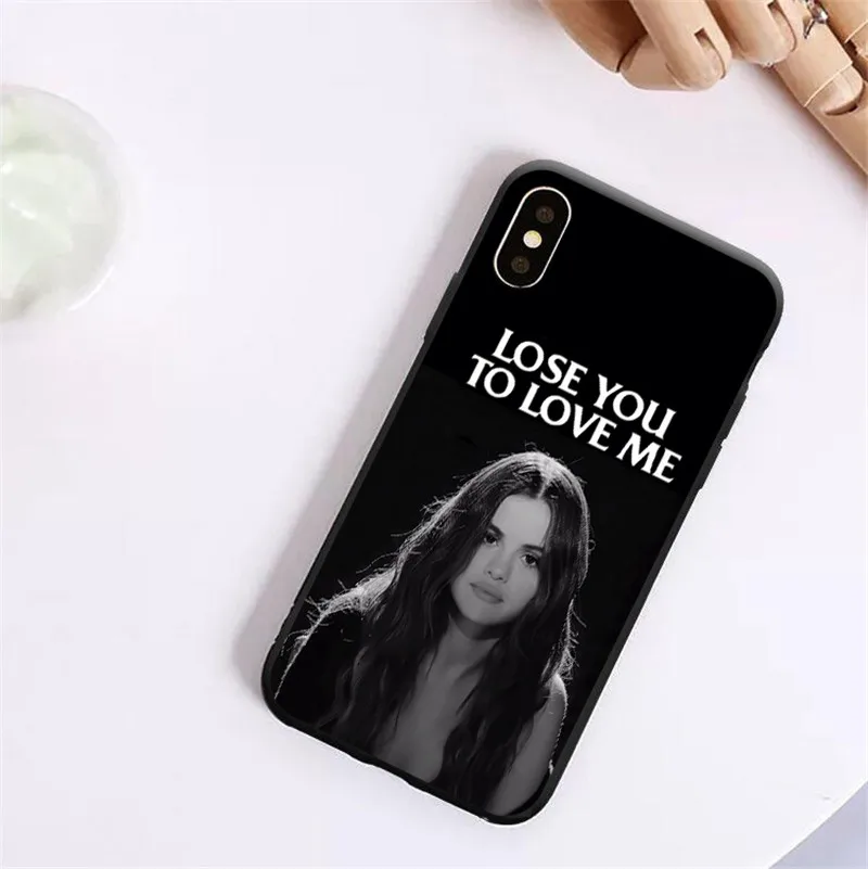 Selena Gomez Lose You To Love Me Case For iPhone 11 pro XR 7 Plus XS Silicone Phone Cover For iPhone 6S 8 6 Plus XS Max Case - Цвет: HSR-23619