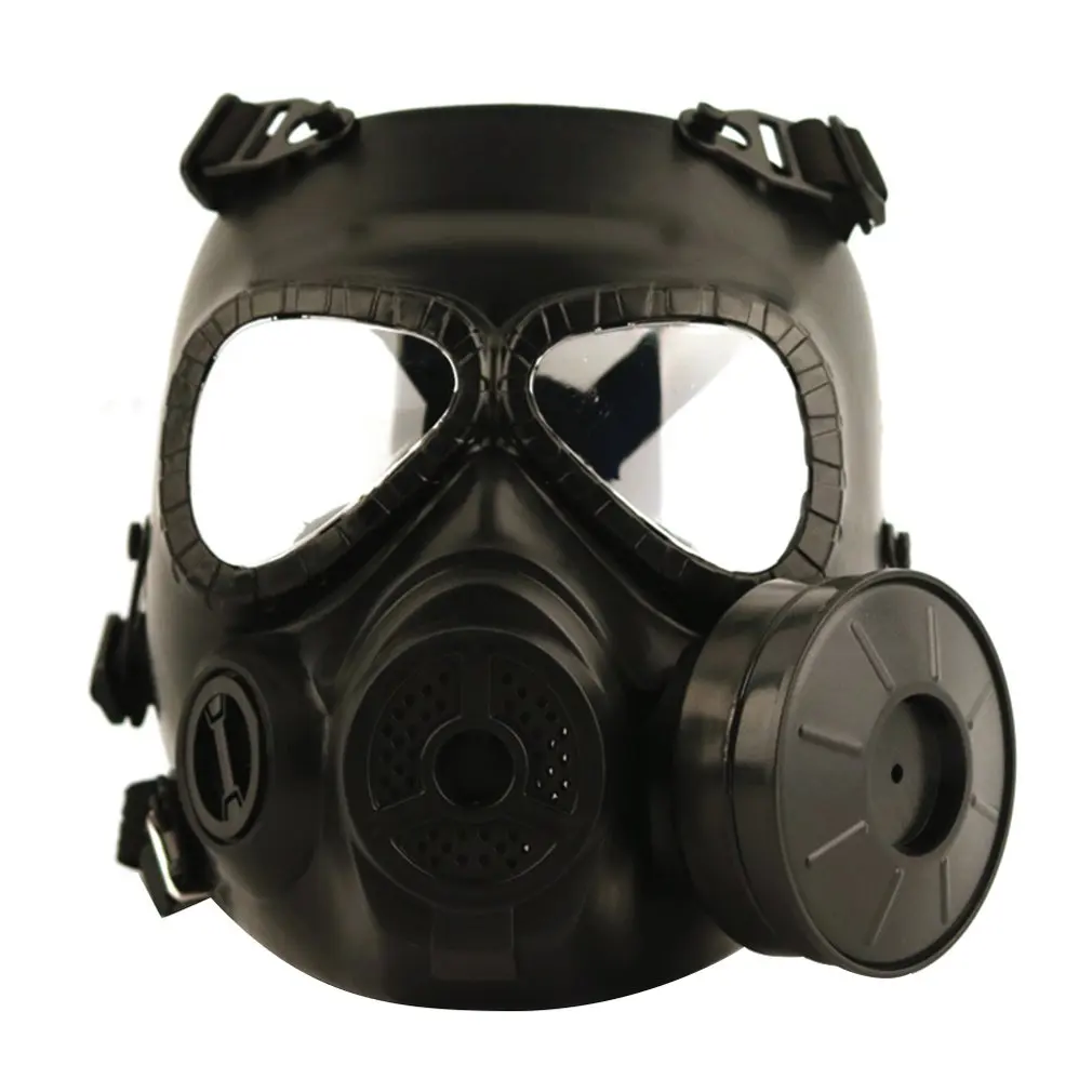 

M04 Gas Mask Field Tactical Mask Skull Wicking Anti-Fog Double Wind Drum With Fan Gas Mask