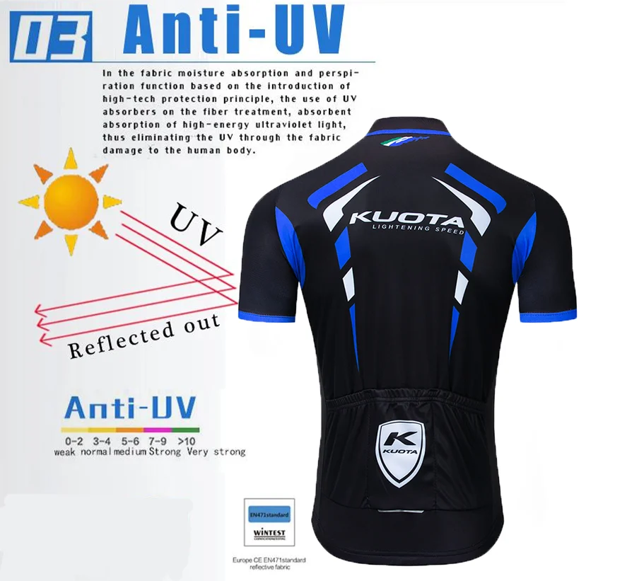 KUOTA Pro team майки для велоспорта летняя быстросохнущая велосипедная Одежда дышащая велосипедная одежда мужской открытый костюм с короткими рукавами