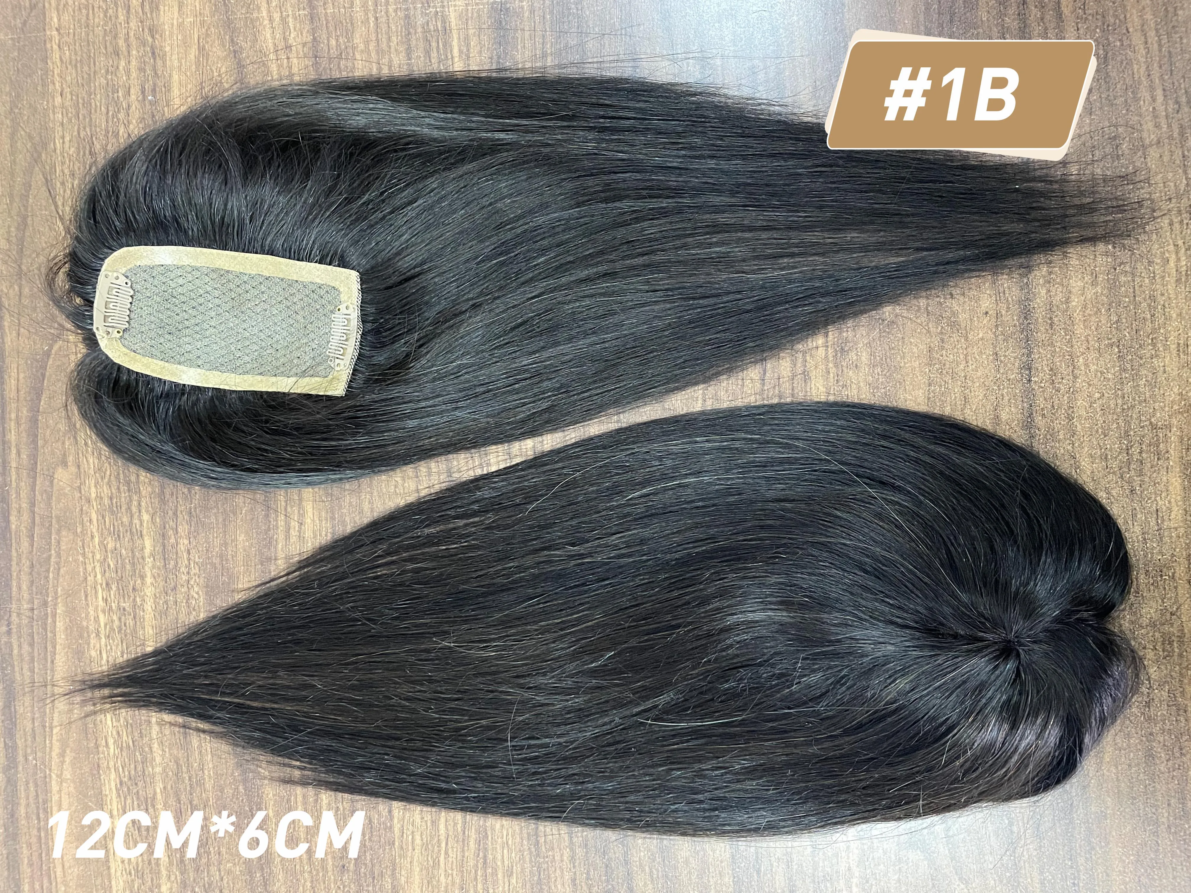 Peça com Clipes Base para a Mulher Completo Brilho Cabelo Topper Ombre 13*13cm Máquina Naturalmente Confortável 100% Coroa Respirável Mono 10 respirável mono base para a mulher