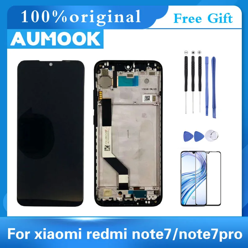 AUMOOK AAA +++ для Xiaomi Redmi Note 7 ЖК-дисплей сенсорный экран замена только с рамкой