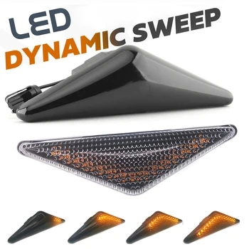 

2pcs Dynamic LED Side Marker Light Turn Signal Lights For Ford Focus MK I 1998-2004 Ford Mondeo MK III 2000-2007