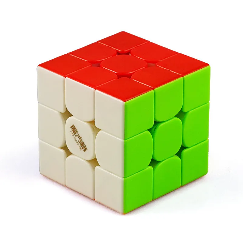 Новейший QiYi MoFangGe Thunderclap V3 3x3x3 магический куб обычные или Магнитные Головоломки Профессиональный 3x3 скоростная головоломка Magico Cubo - Цвет: Magnetic Stickerless