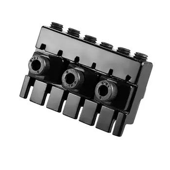 

6-string Headless Electric Guitar String Locking Nut Set Anti-corrosive Guitar String Locking Nut with 2 Wrench 2 Screw Durable