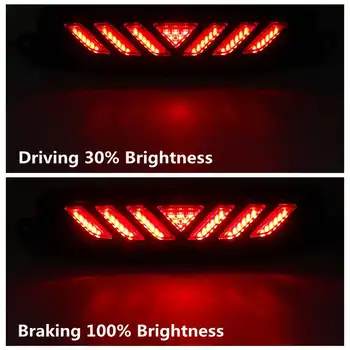 

Pair Car Styling LED Reflector driving Rear Fog Lamp Rear Bumper Light Brake Lights For Toyota CH-R C-HR CHR 2016 2017 2018 2019