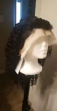 Peluca brasileña de ondas profundas prearrancada, peluca con malla frontal y pelo de bebé, 13x4, para mujeres negras
