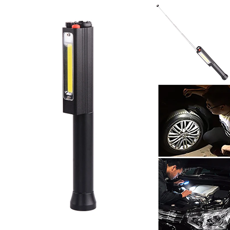 

Jiguoor Signal Light LED Flashlight Work Light XA001 1*XP-G2 S3+COB 1000LM Brightness MagneticTail Magnetic Grabber For Outdoors