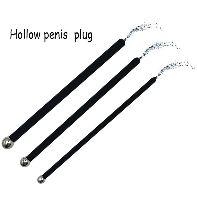 6/8/10mm Long Hollow Urethral Sound Penis Plug Sounding Urethral Dilator Penis Insert Sex Toys For Man Plug