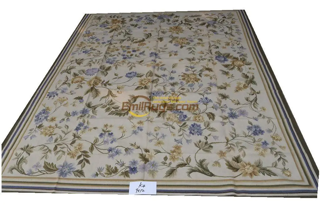 Шерстяные Ковры Обюссон RU 274 см X 366 см X 9 см X 12' K4gc156aubyg6