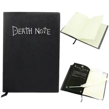 Anime death note caderno conjunto de couro jornal colecionável caderno de notas de morte escola grande tema anime escrita diário