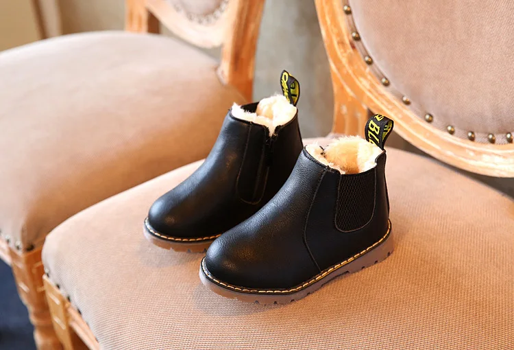 England Style Kids Shoes Boys Girls Boots Autumn Winter Fashion Vintage Shoes Children Martin Short Ankle Boots ботинки детские