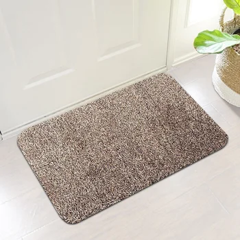 

Indoor Super Absorbs Doormat Latex Backing Non Slip Door Mat for Small Front Door Inside Floor Dirt Trapper Cotton