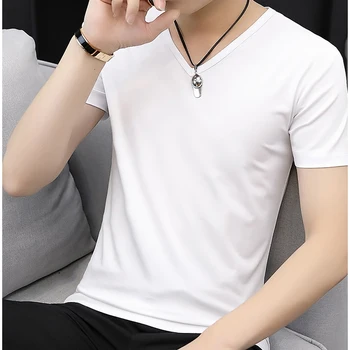 

2020 Personalized Customize men t shirt short sleeve advertising shirt A434 male printing