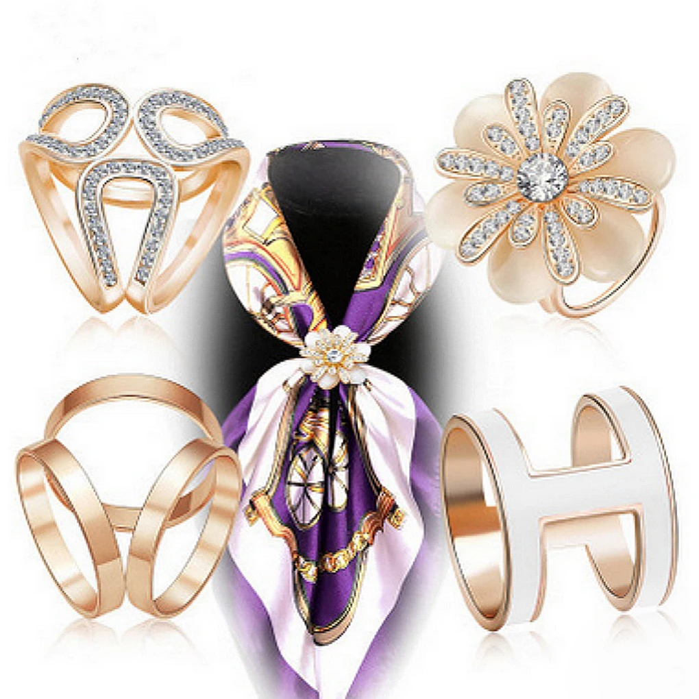 Женская Брошь регулируемая булавка для шали шарфы застежки шарфа Женские