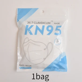 

5pcs/bag Color packaging Dust Mask Disposable 5-Layer Anti-fog Strong Protection Filter Mask Breathable masque Can Carry around