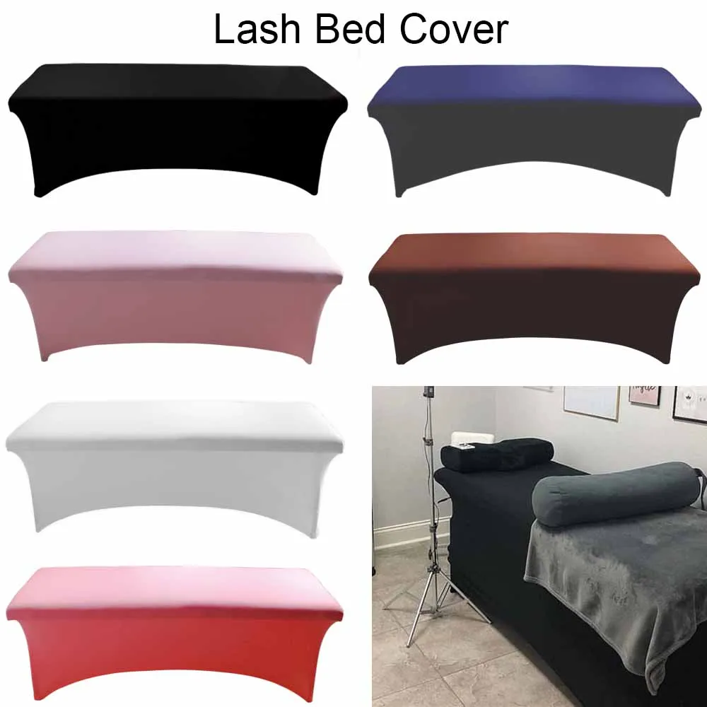 Special Eyelash Extension Elastic Bed Cover Sheets Stretchable Bottom Cils Table Sheet For Professional Lash Bed Makeup Salon