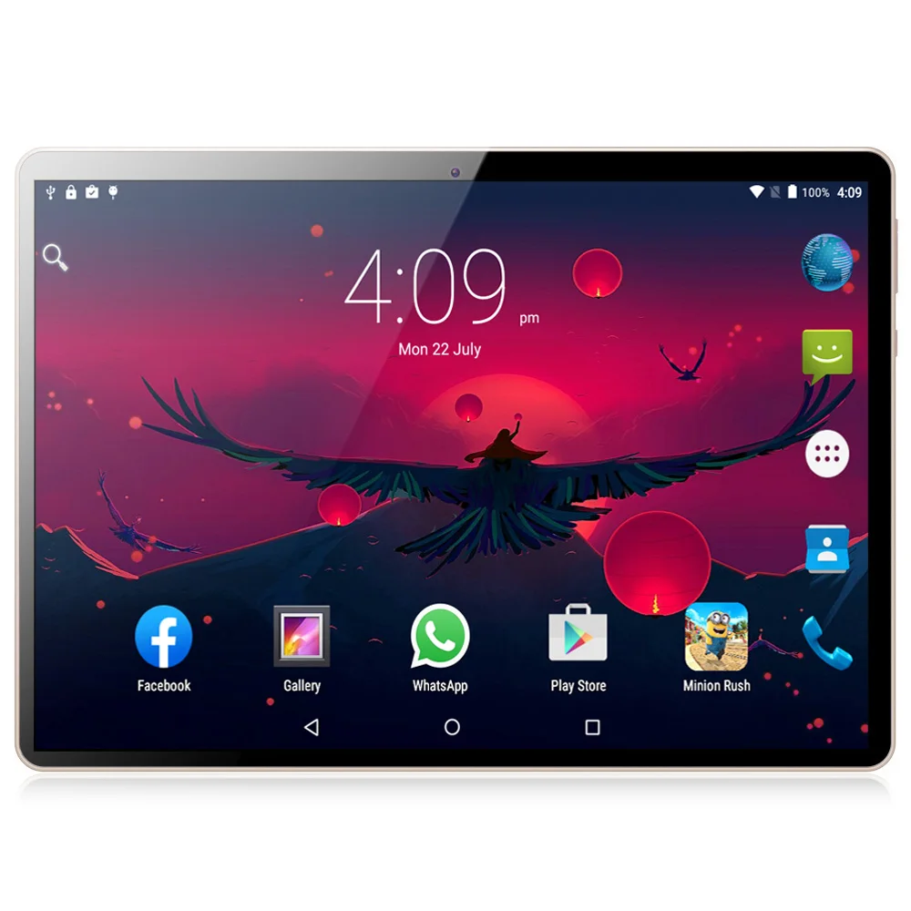 10/1 дюймов планшетный ПК Android 7,0 3g телефонный звонок OCTA-Core 4 Гб Ram 32 Гб Rom встроенный 3g Bluetooth Wi-Fi gps планшет 10,6