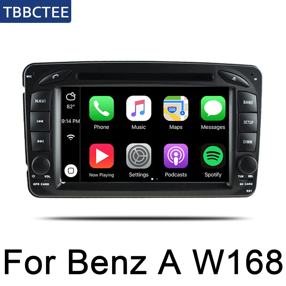 Perfect For Mercedes Benz A Class W168 1997~2004 Multimedia Player Android radio bluetooth GPS Navigation wifi Stereo video Car 3