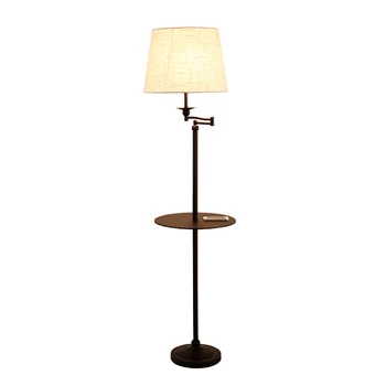 

American minimalist NEW study the living room bedroom lamp vertical floor lamp table lamp remote storage tray FG545