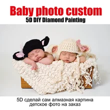 Детские фото на заказ! Женские туфли-лодочки! Сделай свой собственный алмаз живопись 5D Сделай Сам полный квадратный вышивка крестиком рождественские украшения для дома