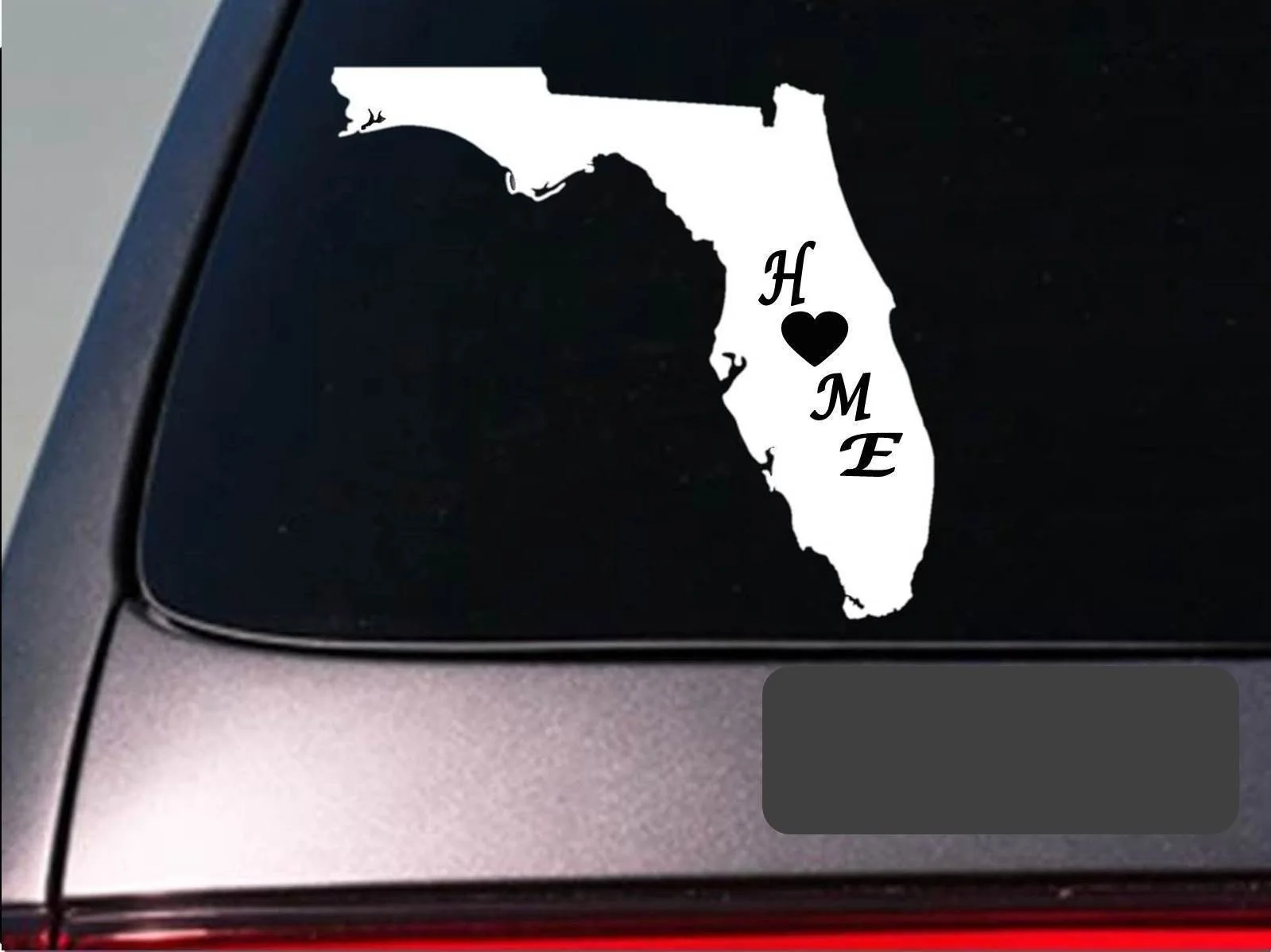 Florida home " наклейка контурная Главная карта Наклейка Виниловая наклейка на окно