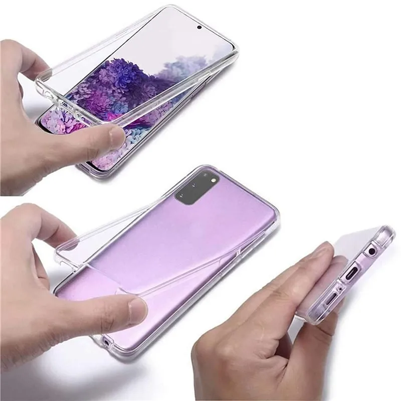 Роскошный чехол 360 для Xiaomi Mi 10 9 9T 8 SE A1 A2 A3 F1 мягкий из ТПУ + PC полный Чехол Redmi 6A 7A Note 5