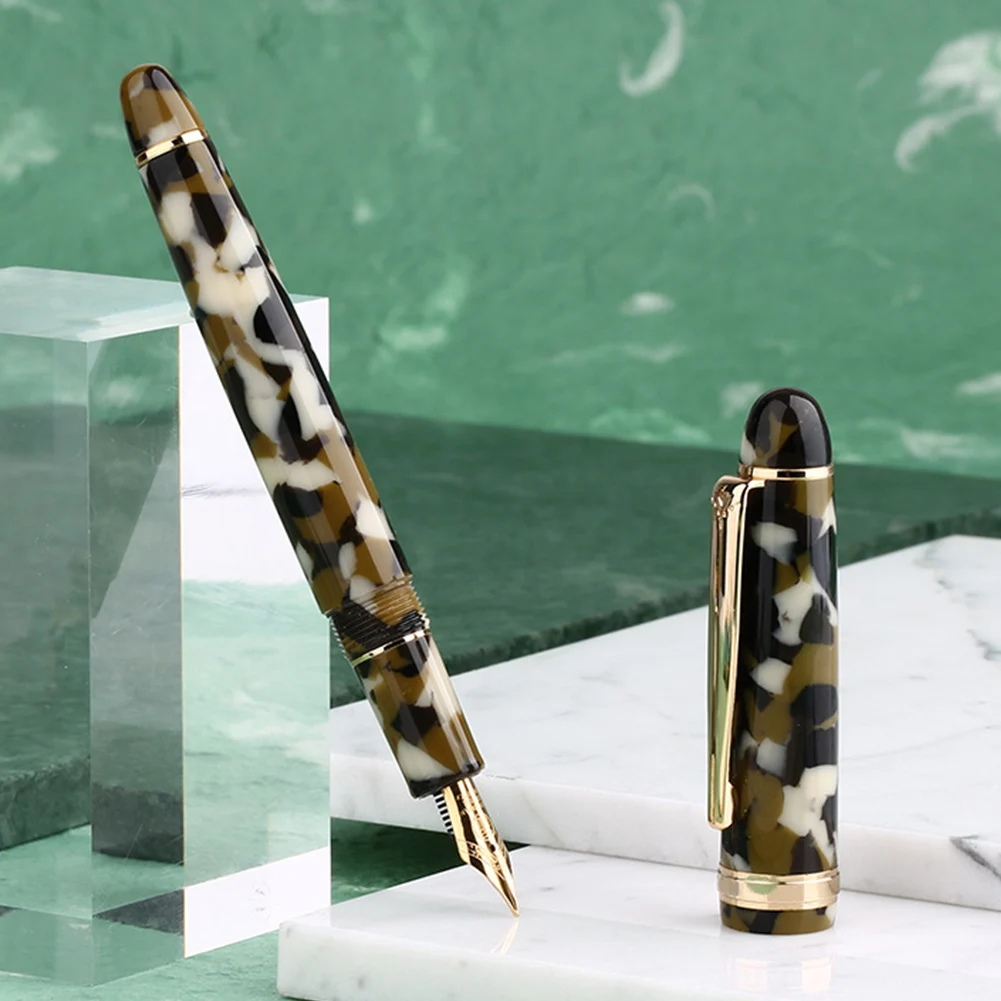 

Office Resin Adult EF F Smooth Gift Gold Plated Nib Writing Student Stationery Moonman S3 Fountain Pen Anti Slip