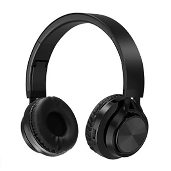 

Foldable Headset Wireless Bluetooth Headset Earhook Wired Monitor Headset with Microphone Hifi for PC