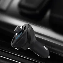 Автомобильный Bluetooth Handsfree fm-передатчик Автомобильный Bluetooth MP3-плеер Автомобильное зарядное устройство 3.4a двойной USB автомобильные аксессуары