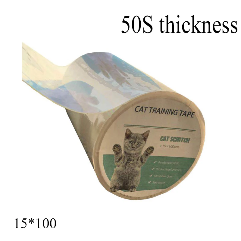 15*100/15*300/30*100 cm Transparent Cat Anti-Scratch Tape Roll Furniture Guards Couch Protector Sofa Scratch Prevention Sticker | Дом и сад