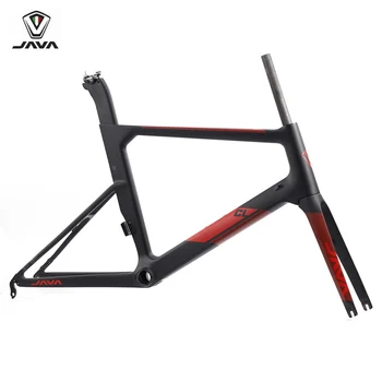 

JAVA Carbon Aero CL Limited Minivelo Frame Fork 20" 1 1/8" 451 406 Mini Velo Frameset Seatpost Disc Brake Urban City Bikes Frame