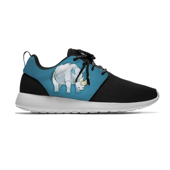 

rhinoceros Cartoon Animal Fashion Kids Sport Running Shoes Casual Breathable Lightweight 3D Print Sneakers Boys Children Girl